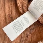 Aerie NWOT Women’s Mini Cable Cropped Knit Long Sleeve Sweater Sz Medium, Tan Photo 8
