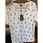 Rails  CARA PRINTED TEE WHITE PINAS Size XL‎ Brand New Photo 9