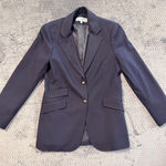 Tuckernuck  Hawthorn navy blue structured single breasted blazer size large Photo 0