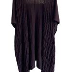 Free People Open Knit Cozy Duster Length Shawl | Plum Purple | XS/S Photo 0