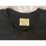 Torn By Ronny Kobo EUC Crew Neck Long Sleeve Crop Top, Black, Sz S Photo 3