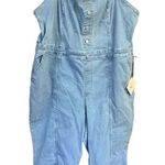 Ava & Viv  Denim Wide Leg Jumper Sz 24 NWT Photo 0