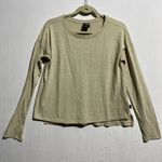 The North Face  Top Womens M Olive Long Sleeve High Low Hem Round‎ Neck Pullover Photo 0