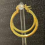 Big Gold Hoop Earrings Photo 4