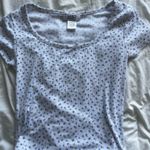 square neck floral shirt Blue Photo 0