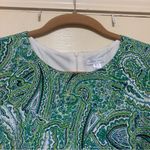 London Times  Green & Blue Paisley Print Size 16 Romper.             2084 Photo 3