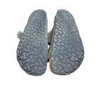 Birkenstock Germany Arizona Blue Suede Leather Slip On Slide Cork Sandal Size 38 Photo 8