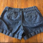 Gap Factory Dark Wash Cuffed Denim Jean Shorts Size 10 Blue Photo 1