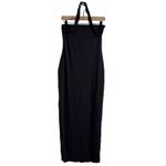 SKIMS Fits Everybody Wrap Long Slip Dress Maxi Black Size Large Photo 1