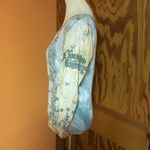 Retro Y2K feminine lace top Blue Size M Photo 5