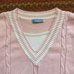 VTG SWEATER VEST TEE PREPPY GOLF TENNIS Size M Photo 1