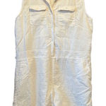 Koch  White Sleeveless Romper Jumpsuit Utility Pockets Casual‎ Summer Photo 0