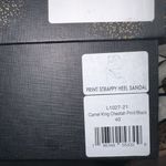 Lita By Ciara Leopard‎ New Strappy Italian Leather Heel Sz US 10 EU 40 MSRP $448 Photo 3