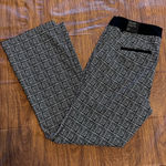 Lane Bryant NWT  Black White Lena Flare Dress Pants Size 16 Curvy Fit Photo 3