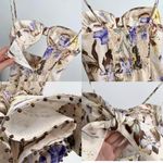 Zimmermann  Cream and Blue Floral Midi Dress Photo 5