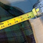 Old Navy The Classic Shirt Green and Navy Plaid Button Down Flannel Shirt, Sz L Photo 7