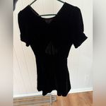 Reformation  cut out velvet mini dress Photo 5