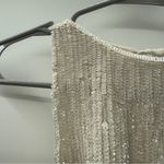 Retrofete NWT Cecilia Sequin Dress Women’s‎ Size Large White Moonglow Sleeveless Photo 8
