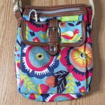 Lily bloom  Nature Crossbody Purse Brown/Tan/Khaki/Blue/Red/Orange/Yellow 9”x7” Photo 1