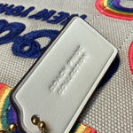 Coach  Pride Collection Rainbow Canvas Tote Photo 15