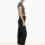 Wilfred  Free x Aritzia Brennan Knee Patch Utility High Rise Pants Womens 6 Black Photo 3