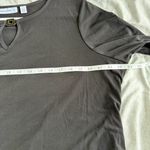 Susan Graver Women Black Liquid Knit Keyhole Blouse Size 1X Feminine Slinky Photo 7