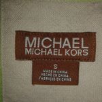 Michael Kors  S Linen Cotton Lime Button Down Top Photo 3
