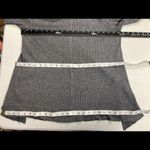 Luxe , Gray Turtleneck Raw Edged Women’s Sweater, Size Large Long Sleeves‎ Photo 12