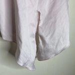 Avian Vintage Pink Satin Tank Top Dainty Elastic Pajama Tie Front Size Medium Photo 3