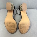 Lilly Pulitzer Womens Amber Lynn Black Velvet Embellished Sandals Block Heel 8.5 Photo 11