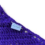 Women Backless Hollowed Out Halter Neck Top Crochet Halters Top Festival Hippie Purple Size undefined Photo 2