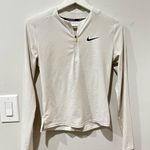Nike  Women's Cream Long Sleeve Top Photo 1