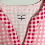 Draper James x Lands End Gingham Sleeveless Swim Coverup Dress Pink Size Small Photo 5