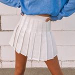 White Pleated Tennis Skirt Size undefined Photo 2