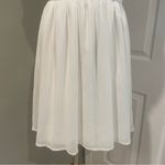 Lulus  Romantic Tale White Lace Skater Dress Size Small With Open Key Hole Back Photo 11