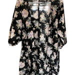 Mudd  Black Floral Kimono Photo 0