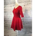 Lulus NWT Tip the Scallops Red Scalloped Skater Dress size large Photo 5