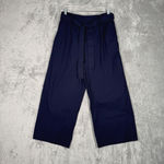 J Crew Pants Womens 4 Blue Wide Leg Crop Pants‎ Casual Preppy Neutral Minimalist Photo 1