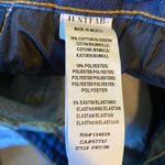 JustFab Womens Blue Distressed Shaping Stretch High Waisted Tummy Tame Jeans 32 Photo 8