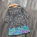 Lilly Pulitzer  Ophelia Dress Onyx Can You‎ Zee Me Engineered Dress womens XS Photo 5