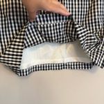 Karen Kane  Vintage Mini Silk Skirt Black White 16 Photo 2