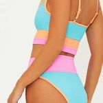 Beach Riot  Eva Top Crush Colorblock Sz Small NWOT Photo 1