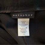 Metaphor  Black Wide Waistband Pencil Skirt Size 4 Photo 9
