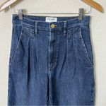 frame denim  Pleated Culotte Wide Leg Crop Miki Wash Womens Size 27 Photo 2