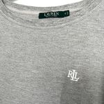 Ralph Lauren Lauren Light Gray Sweatshirt Dress Photo 8