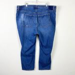 Abercrombie & Fitch Abercrombie Plus Size Medium Destroyed Ankle Straight Ultra High Rise Jeans 37 Photo 3