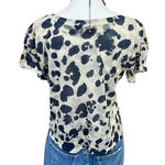 Forever 21 Top Animal Print Size S Short Sleeve Photo 1