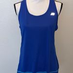 New Balance Vibrant blue workout gym racerback athletic tank top Photo 0
