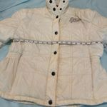 VTG Y2K Def Jam University ‘84 Women’s Sz: XL Cream Full Zip PufferJacket. Photo 2