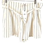 7 For All Mankind NWOT Women's High-Waisted Striped Shorts - Size XL Photo 5